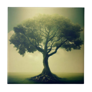 Baum IV Keramik Tile Fliese
