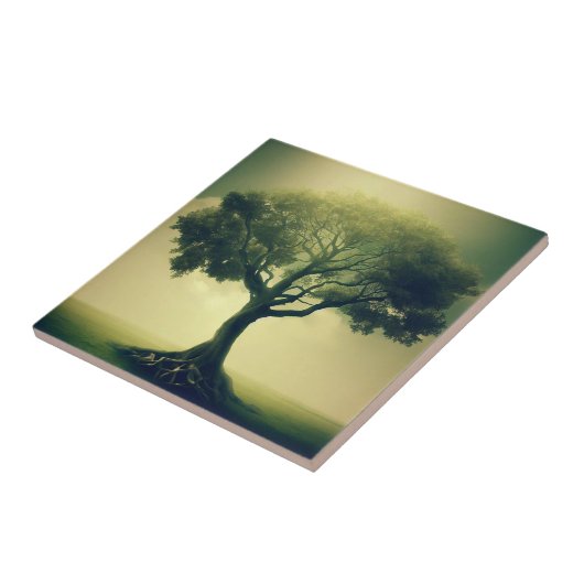 Baum IV Keramik Tile Fliese (Seite)