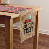 🎄 Baum Kariert Bauernhof Kurzer Tischläufer (Beispiel)