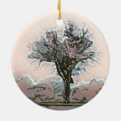 BAUM KERAMIK ORNAMENT (Hinten)