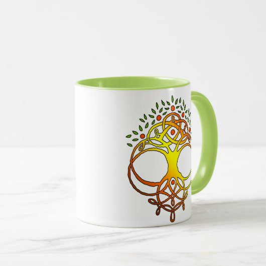 Baum-Knoten Tasse (VorderseiteRechts)