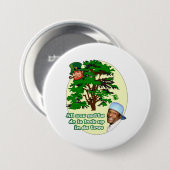 Baum-Kobold Button (Vorne & Hinten)