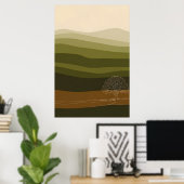 Baum-Kunst Poster (Heimbüro)