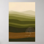 Baum-Kunst Poster (Vorne)