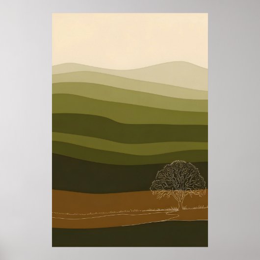 Baum-Kunst Poster (Vorne)