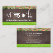 Baum | Landflucht | Blumen | Garten Visitenkarte (Vorne/Hinten)