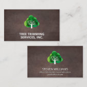 Baum | Landflucht | Brown Visitenkarte (Vorne/Hinten)