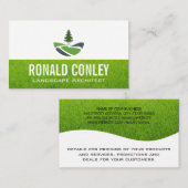 Baum | Landflucht | Gardener | Rasen Visitenkarte (Vorne/Hinten)