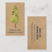 Baum | Landflucht | Gärtner Visitenkarte (Vorne/Hinten)