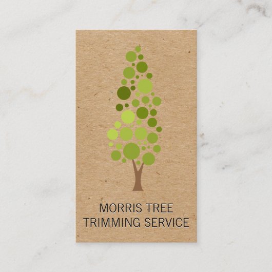 Baum | Landflucht | Gärtner Visitenkarte (Vorderseite)