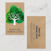 Baum | Landflucht | Gärtner Visitenkarte (Vorne/Hinten)