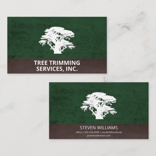 Baum | Landflucht Visitenkarte (Vorne/Hinten)