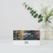 Baum-Landschaften Visitenkarte (Stehend Vorderseite)