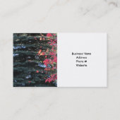 Baum-Landschaften Visitenkarte (Rückseite)