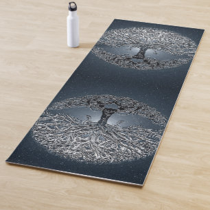 Baum Leben-der entfernten Galaxie-Yoga-Matte Yogamatte