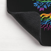 Baum Leben Regenbogen Lgbt Cool Gay Pride Flagge A Mousepad (Ecke)