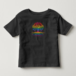 Baum Leben Regenbogen LGBT-Flagge Gay Pride Kleinkind T-shirt