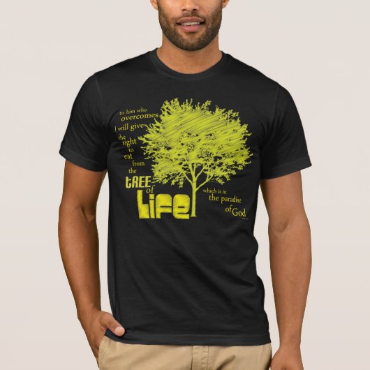 Baum Lebendes christlichen Scripture-T - Shirt (Vorderseite)