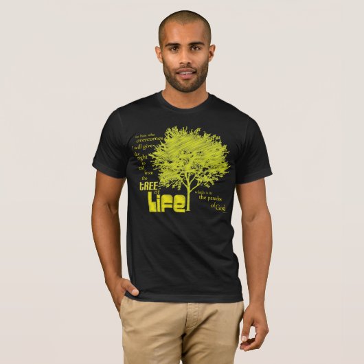 Baum Lebendes christlichen Scripture-T - Shirt (Vorne ganz)