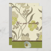 BAUM LEBENSBAT MITZVAH EINLADUNG (Vorne/Hinten)