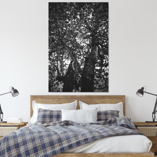 Baum Leinwanddruck (Insitu (Schlafzimmer))