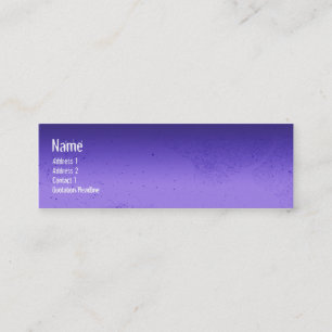 BAUM-LIEBE-Blau 2 Mini Visitenkarte