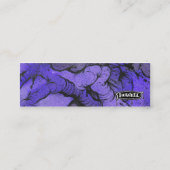 BAUM-LIEBE-Blau 2 Mini Visitenkarte (Rückseite)