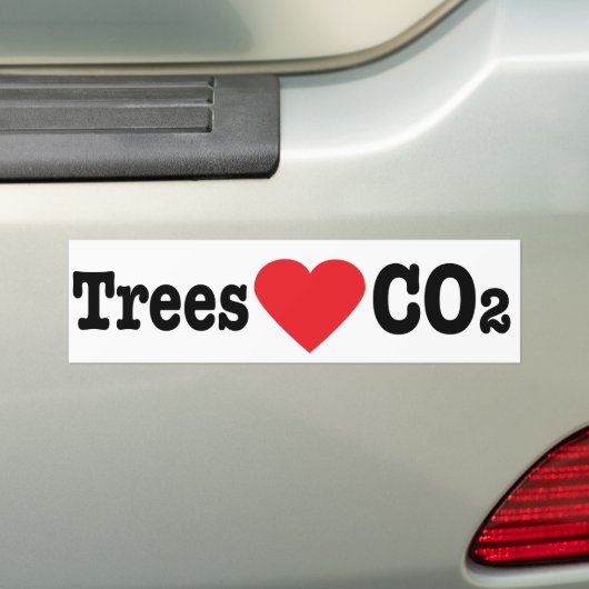 Baum-Liebe CO2 Autoaufkleber (Auf Auto)