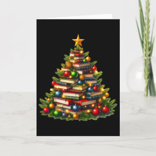 Baum Liebt Lesen Bücher Bibliothekar Männer Frauen Karte