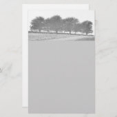 Baum-Linie Briefpapier (Vorne/Hinten)