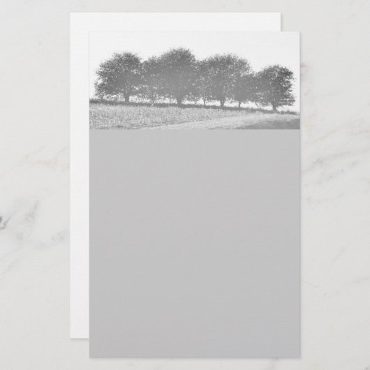 Baum-Linie Briefpapier (Vorne/Hinten)