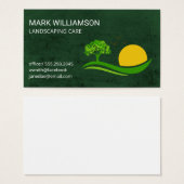 Baum Logos | Green Texture Landschaftsbau (Vorne & Hinten)