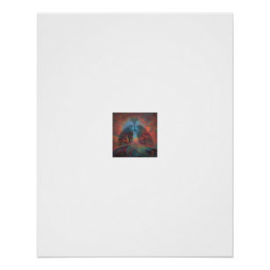 Baum Lungen Kosmische Erd Vision Poster