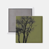 Baum Magnet (Vorderseite/Rückseite)