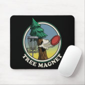 Baum Magnet Lustiger Disc Golf Spieler Humor Mousepad (Mit Mouse)