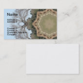 Baum-Mandala Visitenkarte (Vorne/Hinten)