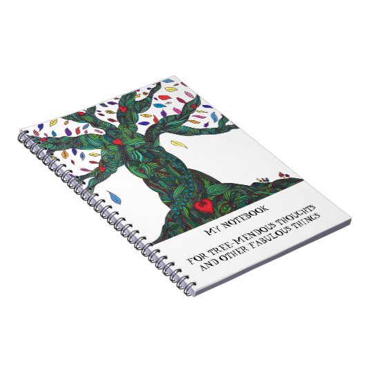 Baum-mendous Notizbuch Notizblock (Rechte Seite)