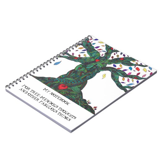 Baum-mendous Notizbuch Notizblock (Linke Seite)