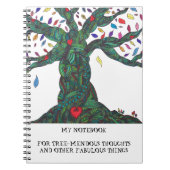 Baum-mendous Notizbuch Notizblock (Vorderseite)