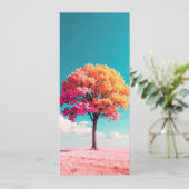 Baum Menükarte (Stehend Vorderseite)