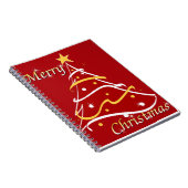 BAUM "MERRY CHRISTMAS" NOTIZBLOCK (Rechte Seite)