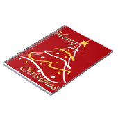 BAUM "MERRY CHRISTMAS" NOTIZBLOCK (Linke Seite)