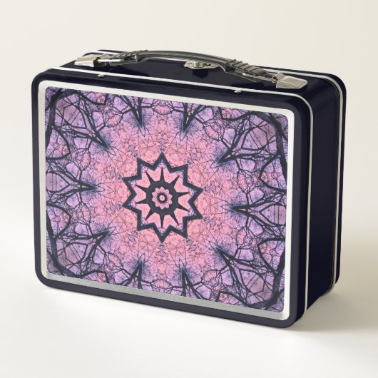 Baum Metall Brotdose (Rückseite)