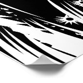 Baum mit Berg im Hinterwald Poster (Ecke)