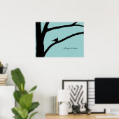 Baum mit Bird Poster (Heimbüro)