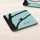 Baum mit Bird Untersetzer (Linke Seite)