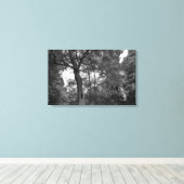 Baum mit einem geheimnisvollen Loch II Leinwanddruck (Insitu (Holzboden))