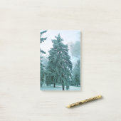 Baum mit Eis Post-it Klebezettel (Auf Schreibtisch)