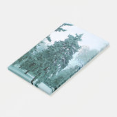 Baum mit Eis Post-it Klebezettel (angewinkelt)