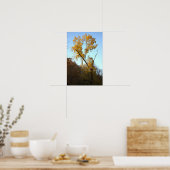 Baum mit Gelben Blätter Poster (Küche)